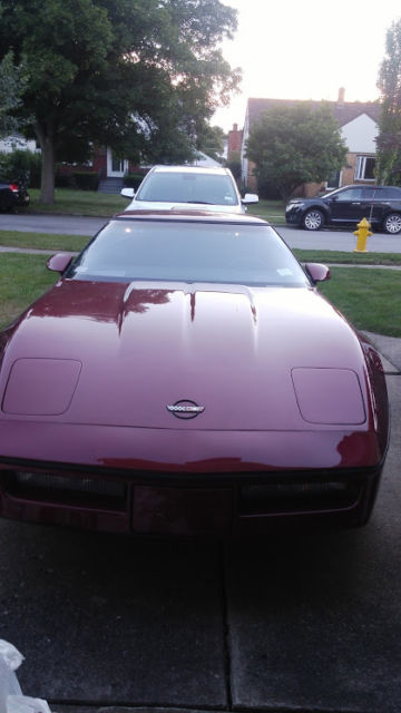 1986 Black Chevrolet Corvette 2 door