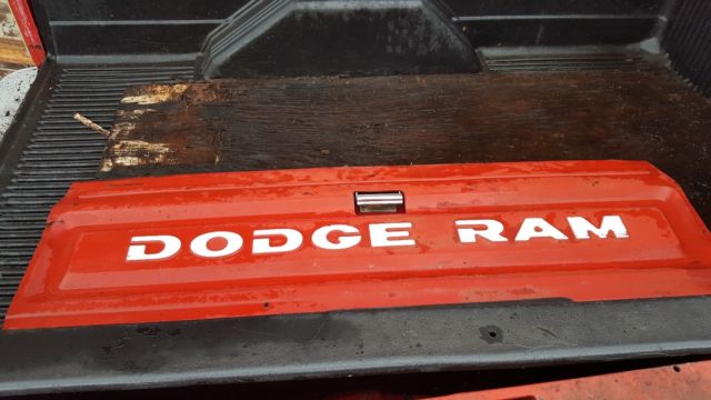 1986 Red Dodge Ram 2500 Standard Cab Pickup