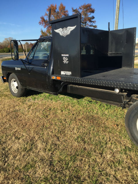 1986 Black Dodge Other Pickups Cab & Chassis