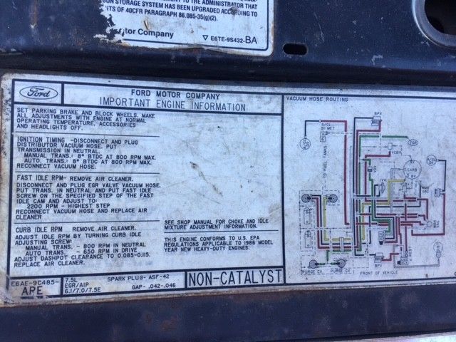 1986 Red Ford F-550 Light Rescue/Utility Truck