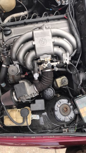 1986 Burgundy BMW 3-Series Coupe