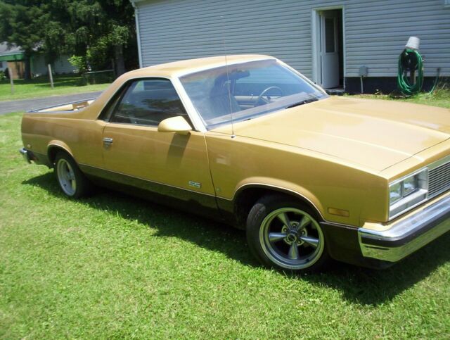 1986 GOLD AND BROWN Chevrolet El Camino CAR/PU