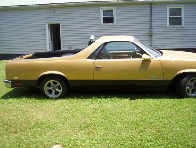 1986 GOLD AND BROWN Chevrolet El Camino CAR/PU