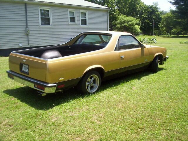 1986 GOLD AND BROWN Chevrolet El Camino CAR/PU