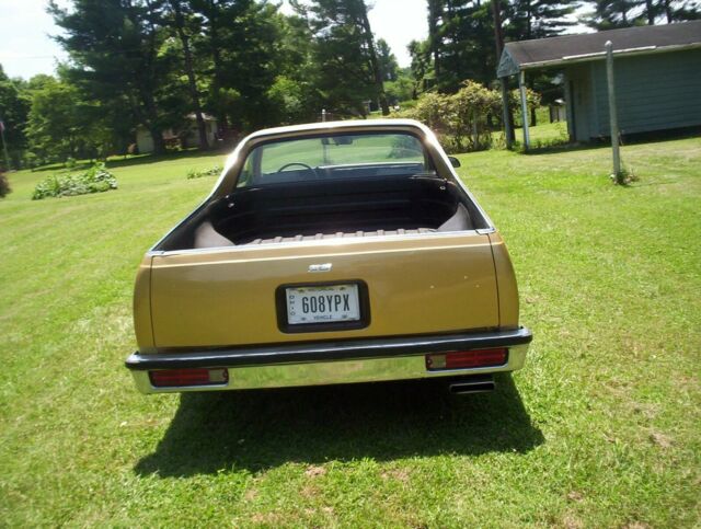 1986 GOLD AND BROWN Chevrolet El Camino CAR/PU