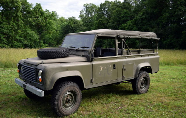 1986 Green Land Rover Defender Convertible