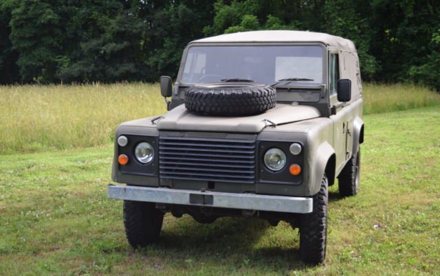 1986 Green Land Rover Defender Convertible