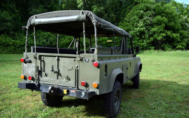 1986 Green Land Rover Defender Convertible