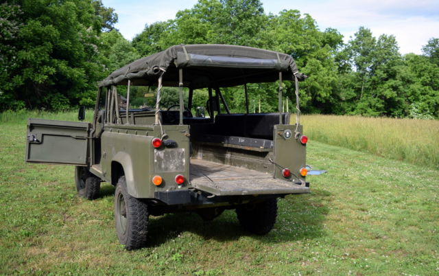 1986 Green Land Rover Defender Convertible