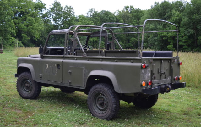 1986 Green Land Rover Defender Convertible