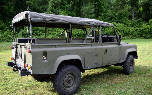 1986 Green Land Rover Defender Convertible