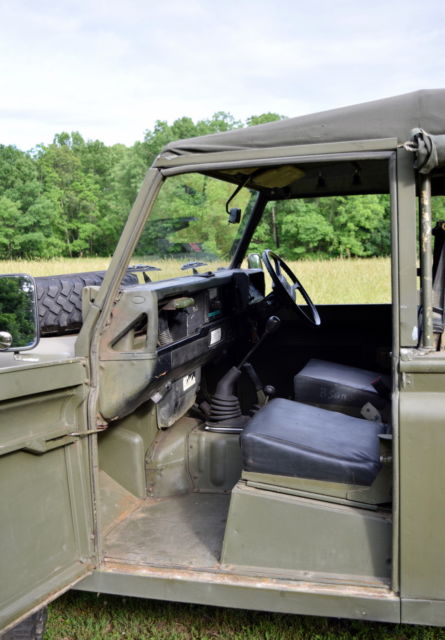 1986 Green Land Rover Defender Convertible