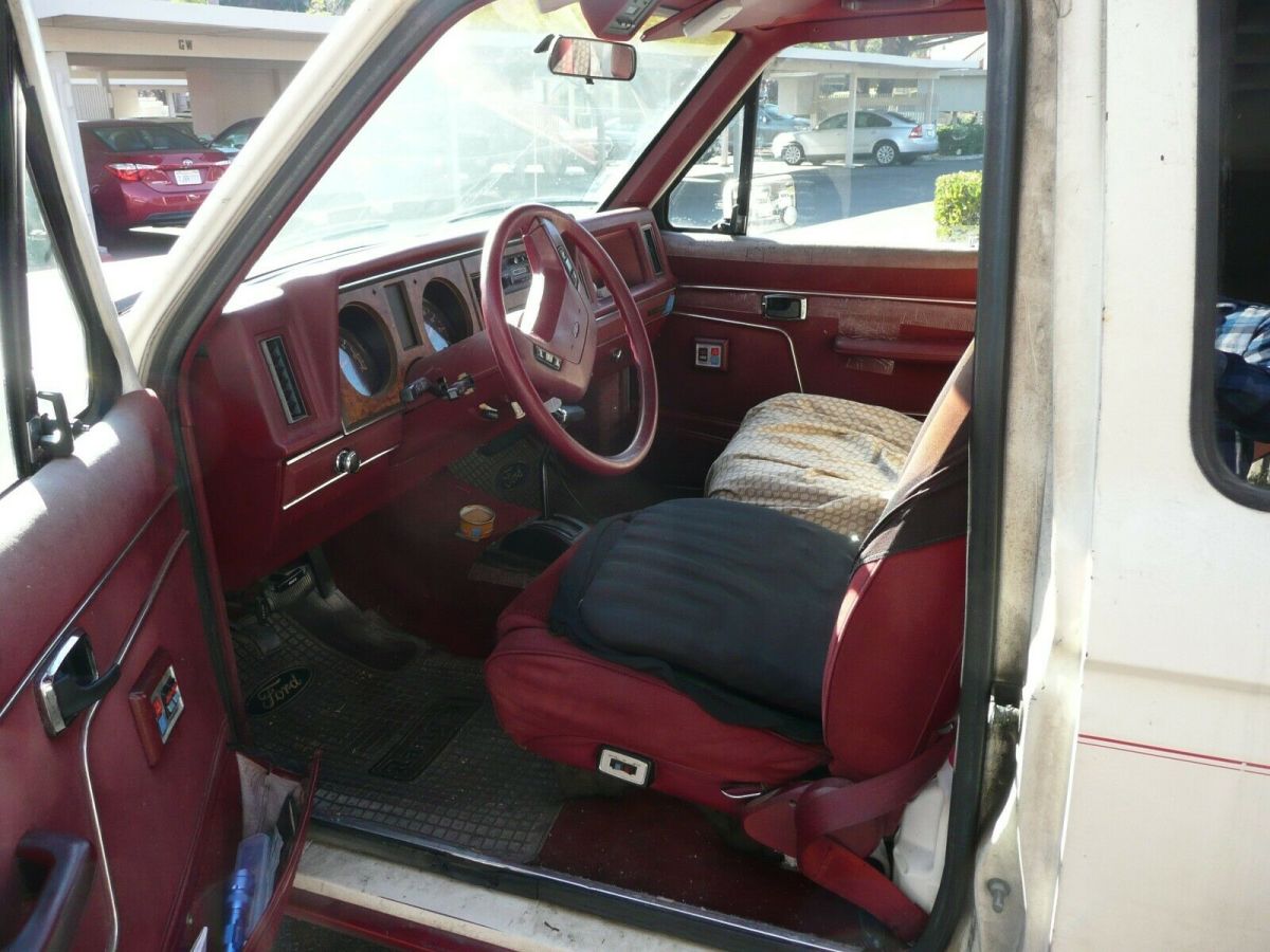 1986 White Ford Ranger Extended Cab Pickup