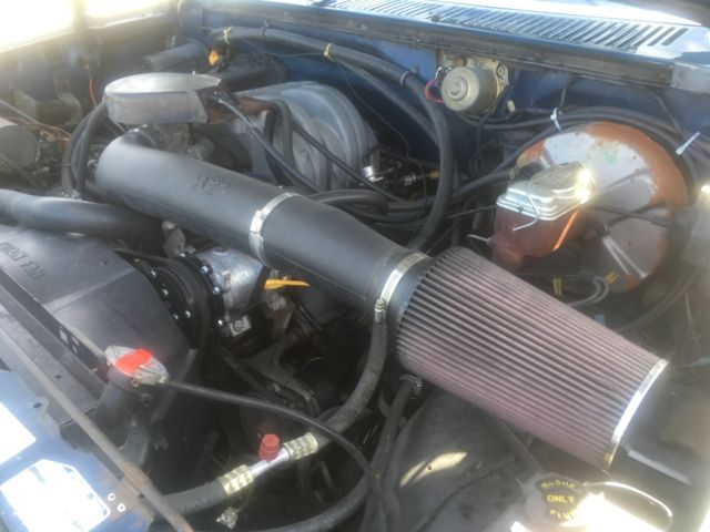 1986 Two Tone Blue and White Ford F-150 Pickup Truck