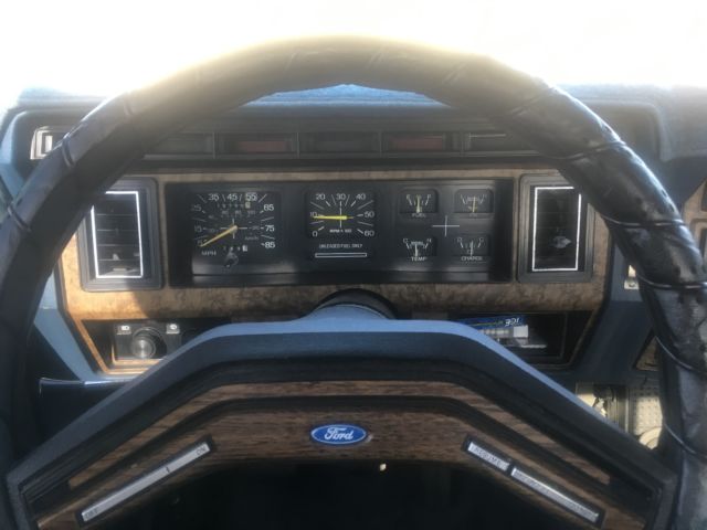 1986 Two Tone Blue and White Ford F-150 Pickup Truck