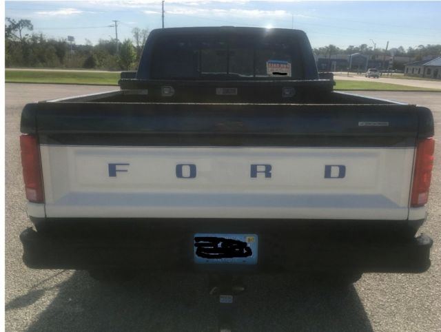 1986 Two Tone Blue and White Ford F-150 Pickup Truck