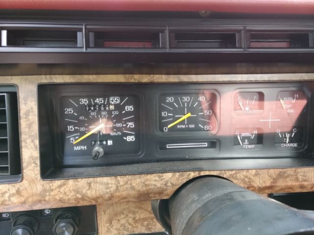 1986 Red Ford F-350
