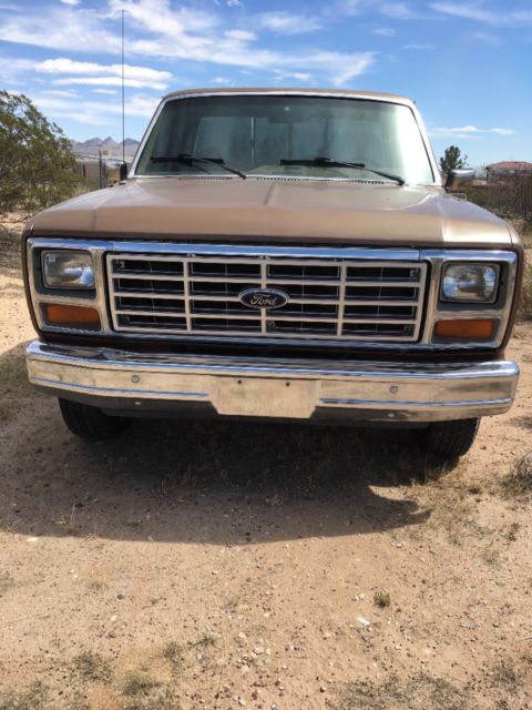 1986 Brown Ford F-150 Standard Cab Pickup