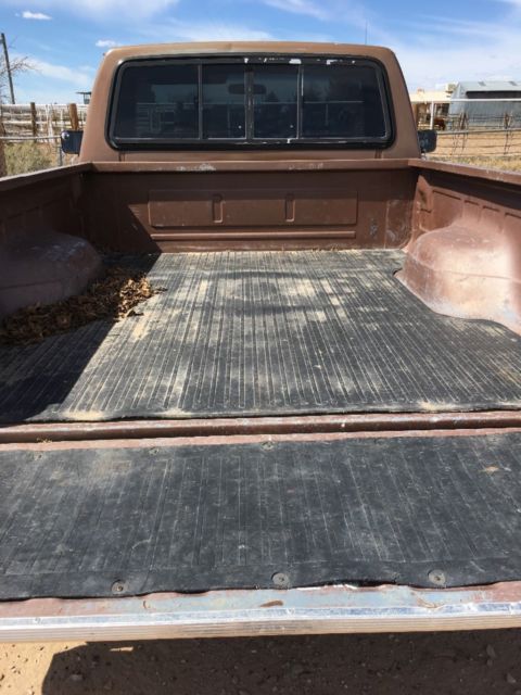 1986 Brown Ford F-150 Standard Cab Pickup