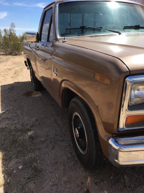 1986 Brown Ford F-150 Standard Cab Pickup