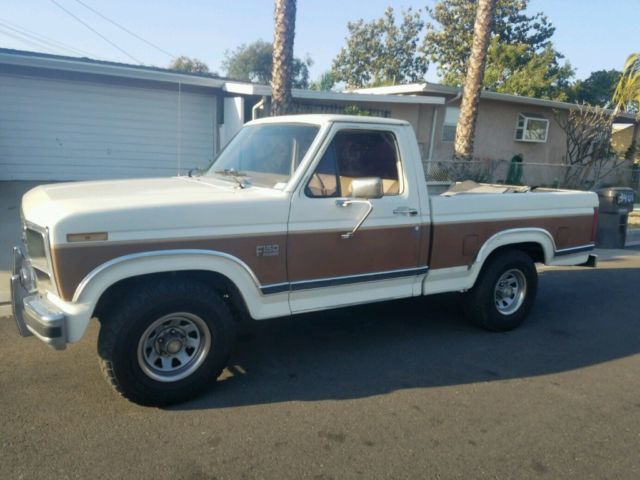 1986 Tan Ford F-150