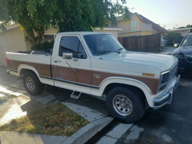 1986 Tan Ford F-150