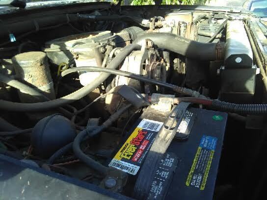 1986 Aqua/Dark Teal Ford F-250