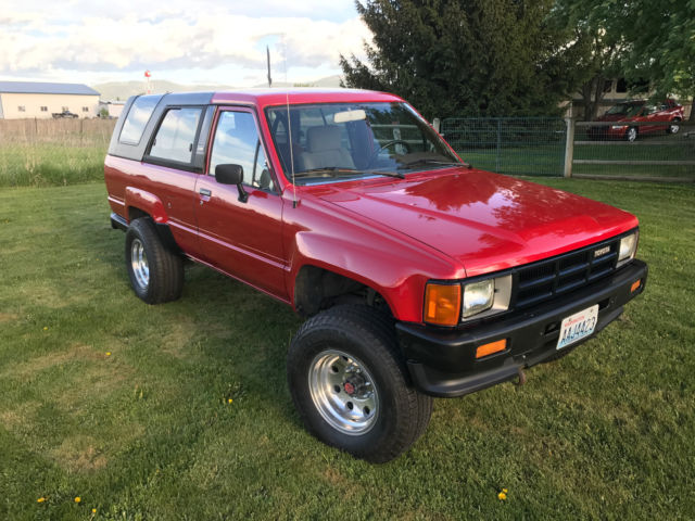 1986 Red Toyota 4Runner SUV