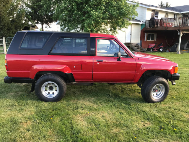 1986 Red Toyota 4Runner SUV