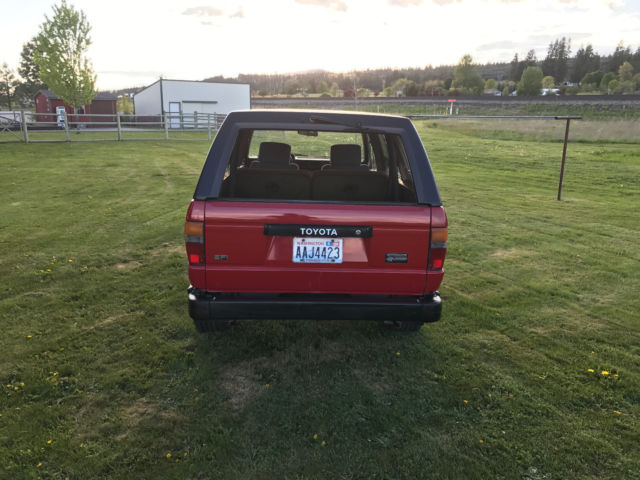1986 Red Toyota 4Runner SUV