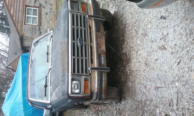 1986 Black Ford Bronco