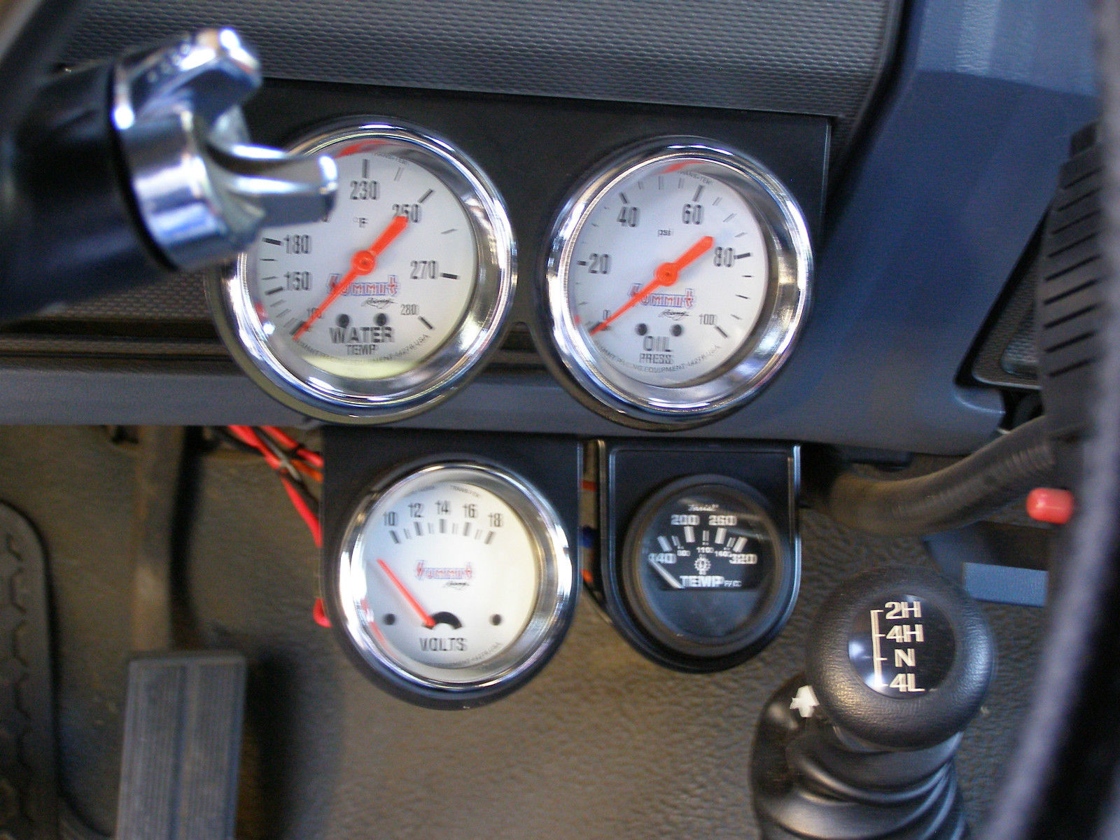 1986 Blue Ford Bronco Sport Utility