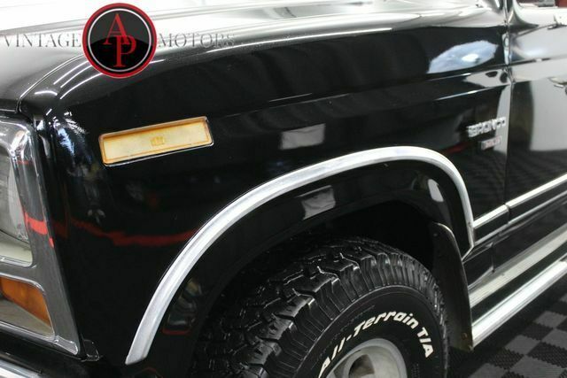 1986 Black Ford Bronco --