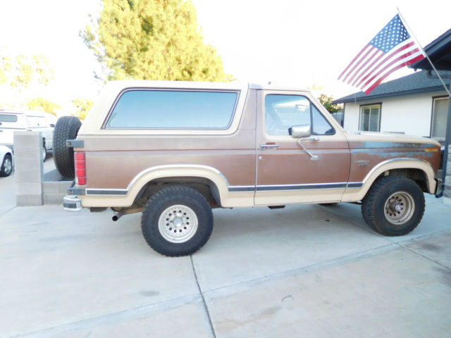 1986 Black Ford Bronco