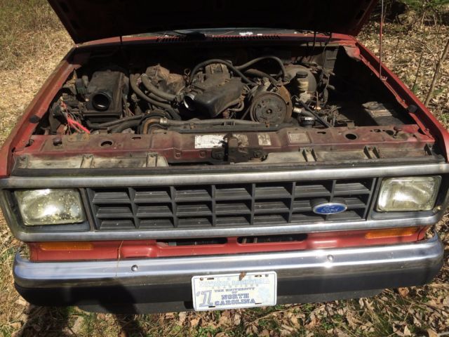 1986 Red Ford Bronco II