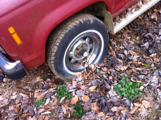 1986 Red Ford Bronco II