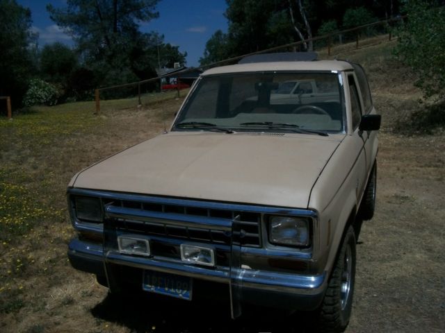 1986 tan Ford Bronco II