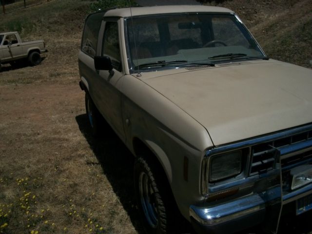 1986 tan Ford Bronco II