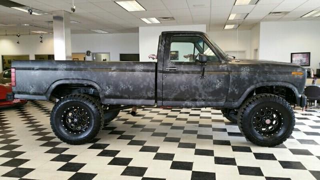 1986 Black Ford F-150 Crew Cab Pickup
