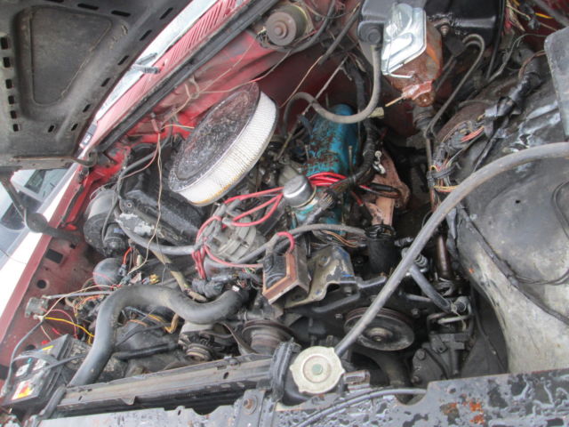 1986 Red Ford F-150 Flare Side Pickup