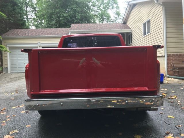 1986 Red Ford F-150 Standard Cab Pickup