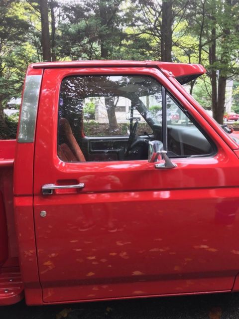 1986 Red Ford F-150 Standard Cab Pickup