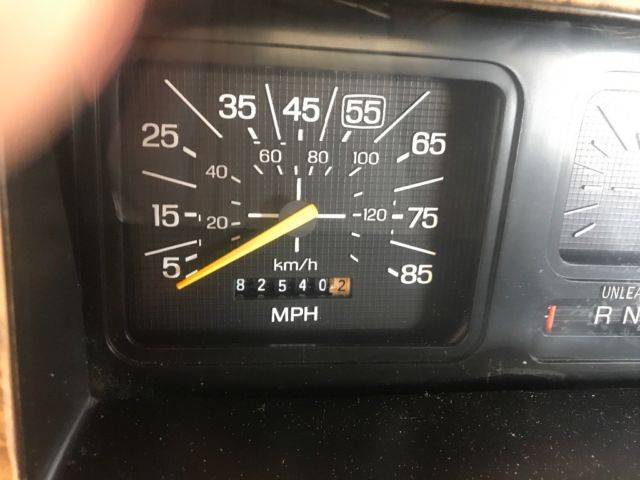 1986 Blue Ford F-150 Standard Cab Pickup