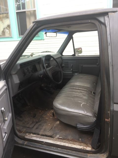 1986 Gray Ford F-150 Standard Cab Pickup