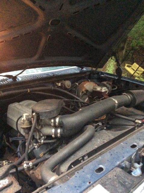 1986 Blue Ford F-150 Standard Cab Pickup