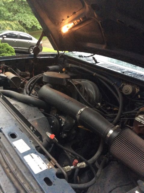 1986 Blue Ford F-150 Standard Cab Pickup