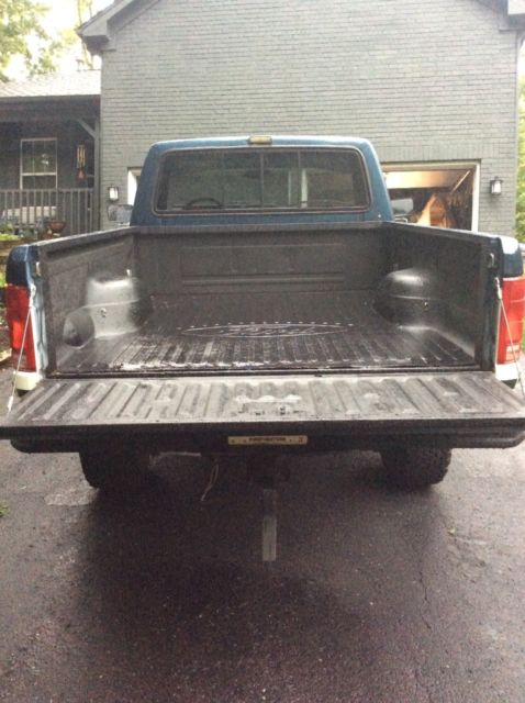 1986 Blue Ford F-150 Standard Cab Pickup