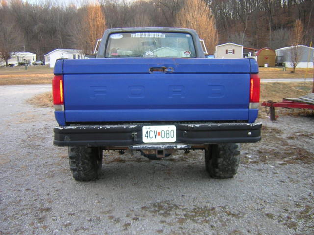 1986 Blue Ford F-250