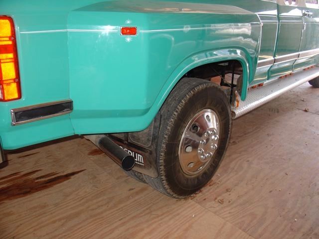 1986 Green Ford F-250 Extended Cab Pickup