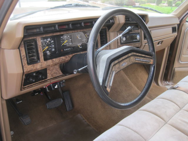 1986 Brown Ford F-250 truck